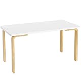 FirFurd Kindertisch, Beistelltisch, Kleiner Tisch, Maltisch, Schreibtisch, Tisch zum Spielen & Malen, Kinderzimmer BxTxH: 100x50x55cm