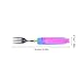 Adaptive Utensils Elderly Silverware Fork with Weighted Nonslip Handles for Elderly Disabled