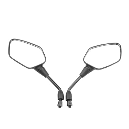 Espejos retrovisores de moto de 10mm para esquivar el tráfico diario en tu scooter negro