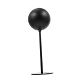 MAGICLULU Motorhelmständer Aus Aluminium Mit Stabiler Bodenplatte Ballförmigem Design Für Helmdarstellung Und Schutz Vor Verformung Rostfrei Für Zuhause Garage Motorradshop Und Ausstellungen