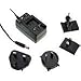 GE12I12-P1J, AC/DC Adapter - Wall Mount - 12 Watts: 12VDC @ 1A - Lvl VI ++ Order AC Blades ++ (LOT of 5 Adapters)