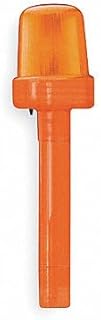Cone Light,Yellow,Flashing,Fits 1AJF3