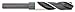 43/64" Dia., Series R56 Bright Precision Fractional 1/2" Dia. Reduced Shank Drill (1 Each)