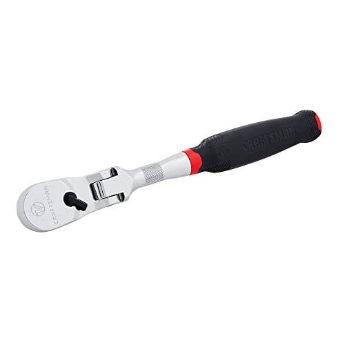 CRAFTSMAN V-SERIES Ratchet, 1/2 Inch Drive, 96-Tooth, Flexible Head XL Comfort Grip (CMMT86336V) - image 1