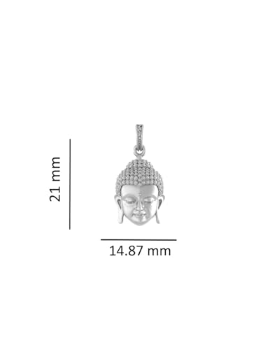 Pendentif Bouddha Gautam argent pur idée cadeau anniversaire - 3