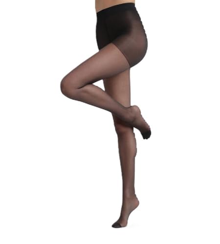 Dim Diam's Sheer Contour Women's Tights 22D x3 Black M