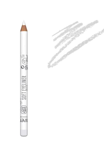 lavera Soft Eyeliner - White 06 - Naturkosmetik - Komfortable Anwendung - Frei von Silikonen - Frei von Mineralöl - Vegan - Bio-Jojobaöl & Bio-Sonnenblumenöl - 1,14g