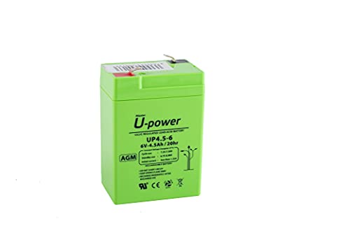 Master U-Power Bateria Plomo Agm 4,5Ah 6V