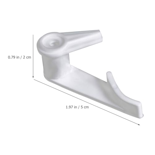 Hebillas de fijación para lámparas LED de techo, pack de 100 piezas de plástico blanco 2