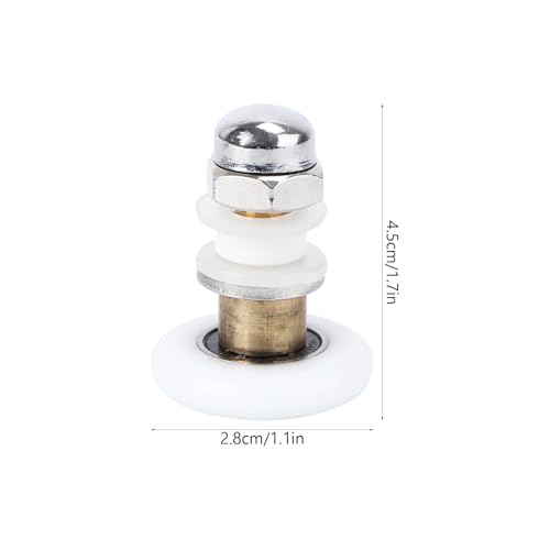 Rodillos para puerta de ducha de 28mm eccéntricos fabricados con materiales resistentes 3