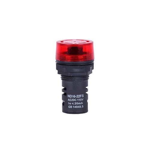 Buzzer ND16-22FS AC 220V rouge pour panneau électrique