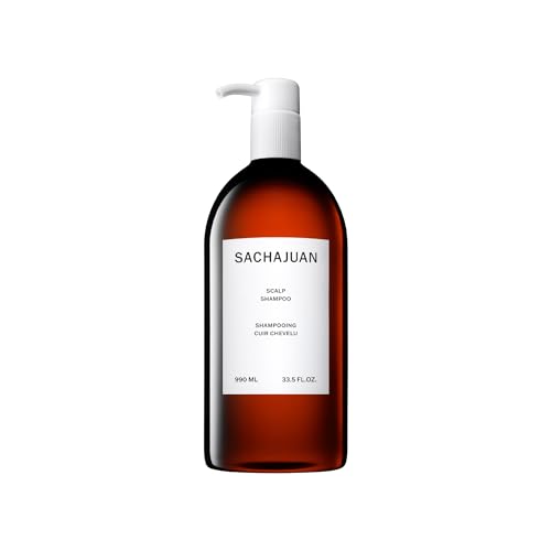 SACHAJUAN Scalp Shampoo for Dry Itchy Scalp, Oily Hair & Dandruff, Salicylic Acid, Rosemary Oil & Ginger, 33.5 fl oz