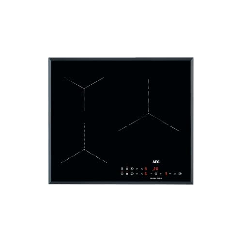 AEG ILB63335FB Placa inducción extraplana, 3 zonas, Función Pausa, Temporizador, Detección recipiente, Calentamiento rápido, Conexión automática, Control táctil, Sin marco, Negro, 60 cm