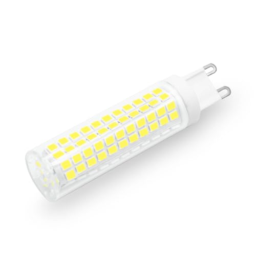 TRIJZHOU G9 LED Light Bulbs 75W 100W Halogen Equivalent Cool White 6500k 1000 Lumen 7W 220 230V Energy Saving G9 Bi-Pin Base Bulb (Pack of 2) - Image 6