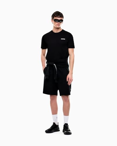 Bermuda EA7 Armani noir en coton premium premium - 3