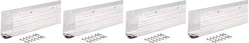 M-D Building Products 68593 1-3/4x36-Inch Aluminum Weatherstrip Door Bottom with Mill/Vinyl Finish (4-(Pack))