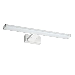 Oktaplex lighting LED Spiegelleuchte Bad BALI W 40cm 8W | Badwandleuchte Spiegellampe Wand 600lm 3000K warmweiß