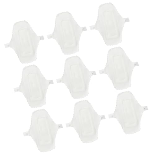 FRCOLOR 9個 1 防水月経布 期間 再利用可能な布パッド パンティライナーパッド 再利用可能なパンティライナー 繰り返し使える生理 四角いなべのふた 洗える布 ポンプ旅行