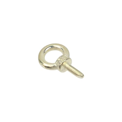 Image of Antrader M3 Lifting Eye Bolts,6Pcs Stainless Steel Machinery Shoulder Lifting Eye Bolt,Gold