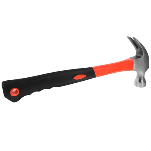 Mikikit Claw Hammer Carpenter Hammer Pulling Nail Hammer Anchor Nail Hammer Framing Hammer Nailing Hammer for Carpenter Dead Blow Hammer Anti-skid Nailing Hammer Carbon Steel