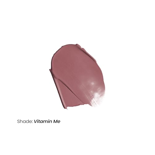 Image of Flossy Cosmetics Peachy Nude Liquid Lipstick - Vitamin Me | Creamy, Lightweight, Non-Drying | Enriched with Hyaluronic Acid, & Jojoba Oil | Bold, Long-Lasting Non-Sticky Formula | Smudge & Transfer-Proof | (4ml)