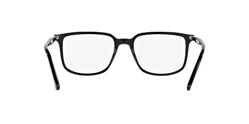 Persol Men's Po3275V Rectangular Prescription Eyewear Frames, Black/Demo Lens, 52 Mm #TOP6
