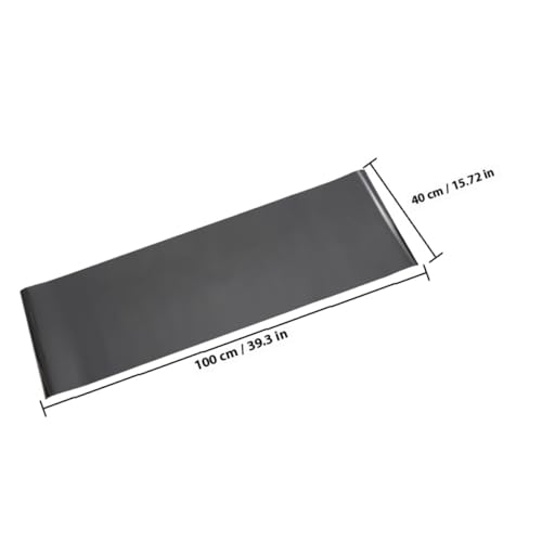 Película de privacidad para ventana Luxshiny 100x40 cm negra miniatura 2