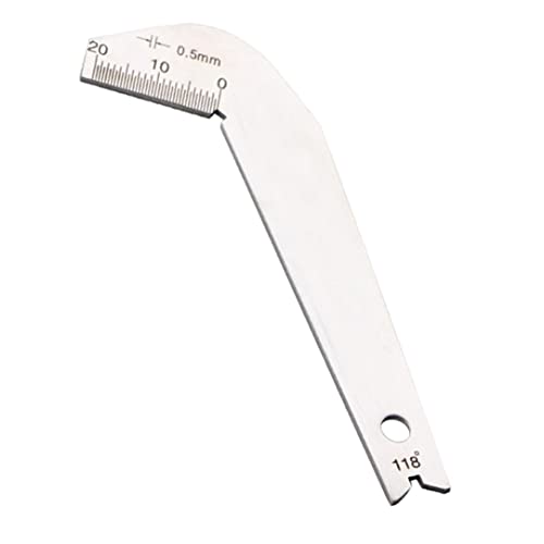 Sehoangd - Foret modèle foret en acier inoxydable calibre d'angle 118 degrés outil de mesure tasse à mesurer