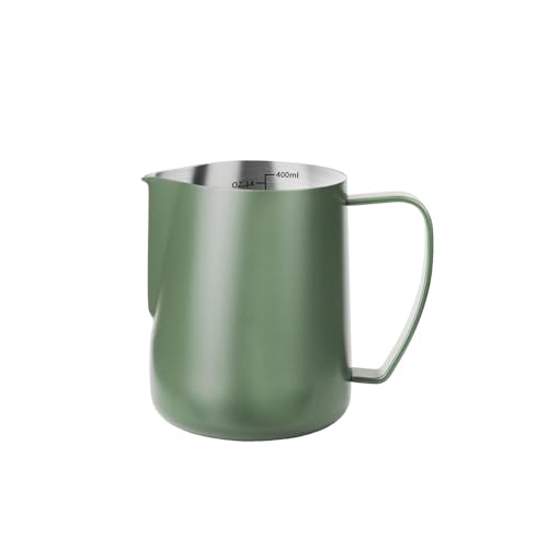 Mousse de café ratée ? Ce pichet vert en acier 400ml change tout
