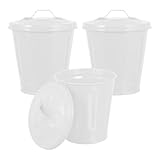 Poubelle compacte et peu encombrante : son format réduit lui permet de se glisser facilement sur n'importe quel bureau ou table, optimisant ainsi votre espace de travail et vous offrant un coin propre et rangé. mini poubelle en métal avec couvercle