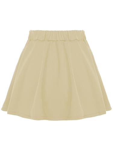 Kids Girls Solid Color Mini Pleated Tennis Skirt Skort Lightweight Breathable Sports Skirts4