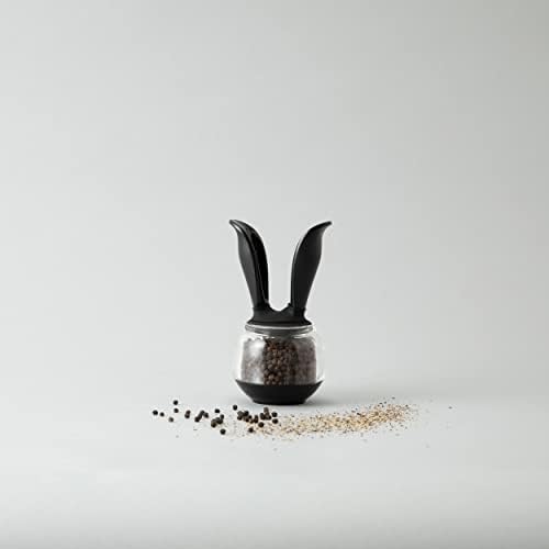 Chef'n PepperBall Pepper Grinder, One Handed Refillable Pepper Mill, Adjustable from Ultra-Fine to Coarse, 8 x 8 x 15 cm