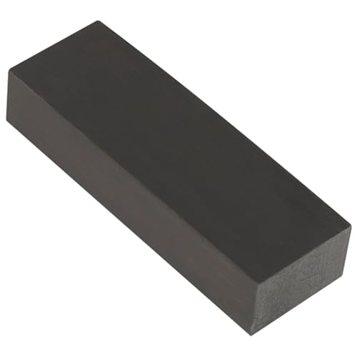 VICASKY 楽器のハンドル Diy 黒檀の木のブランク フォークギターブロック 楽器の素材 ギター素材 広葉樹ブロック ギターネックの装飾 ギター楽器素材 楽器のハンドルの装飾 Black