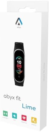 Montre connectée Abyx Fit : bracelet gris, fitness + technologie avancée + sportifs + running + écran tactile + 42mm