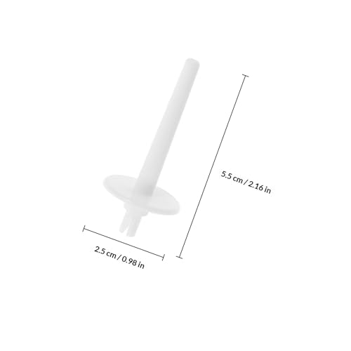 ABOOFAN Goupilles de Bobine Support de Fil Solide en Plastique Blanc Lot de 4 Installation Facile pour Machine à Coudre Domestique pour Accessoires Couture Maison – vue 2