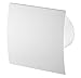 Produktbild 125mm Feuchtigkeitssensor Dunstabzugshaube Weiß ABS Frontblende ESCUDO Wand Decke Belüftung