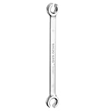 HARFINGTON Flare Nut Wrench 8mm x 10mm CR-V Nickel Plating Wrench for DIY Automotive Repairs and Household Maintenance