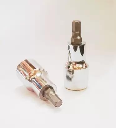 Image of 1 /2 inch Drive Allen Hex Bit Socket, Heavy Duty, Chrome Vanadium Steel, Anti-Slip & Anti-Corrosion, 4 MM, HEX ALLEN BIT SOCKET