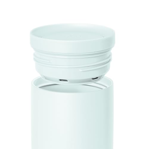 Image of Simple Modern Travel Coffee Mug Tumbler with 360 Lid | Ceramic-Lined Insulated Stainless Steel Cold Brew Iced Coffee Cup Thermos | Gifts for Women Men Her Him | Voyager Signature | 16oz | Arctic Blue