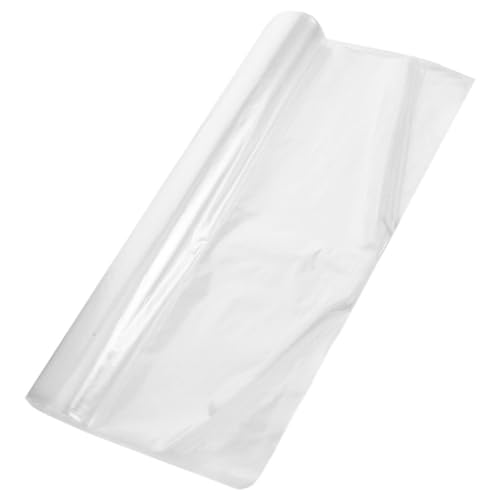 Cabilock 25pcs Clear Plastic Garment Bags Clothes Storage Carrying Bags for Coats Suits Dresses Lightweight Dustproof Covers for Travel Storage