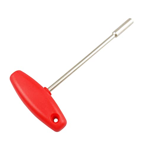 Yardenfun Bike Concealed Wrench t Shape Sleeve Tool for Wire Hexagonal Hole Tool Sturdy Design for Home Handy Tight Spaces