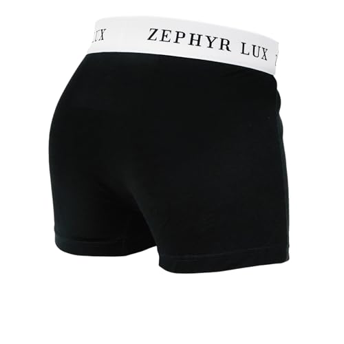 Zephyr Lux Viscose Fiber Men's Boxer Briefs - Comfort Stretch- made from Bamboo- (2 Packs)2