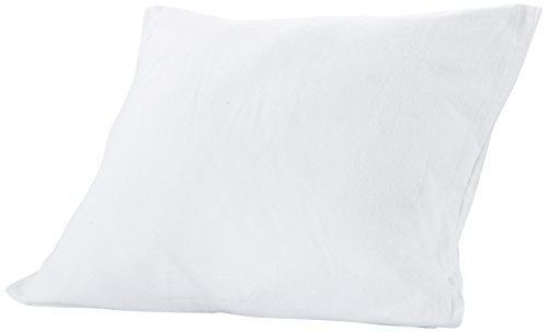 SWEET NIGHT - Pillow Protector 65 x 65 cm | Waterproof and Anti Dust Mite | 100% Cotton Fleece | Silent and Breathable | Zip Closure