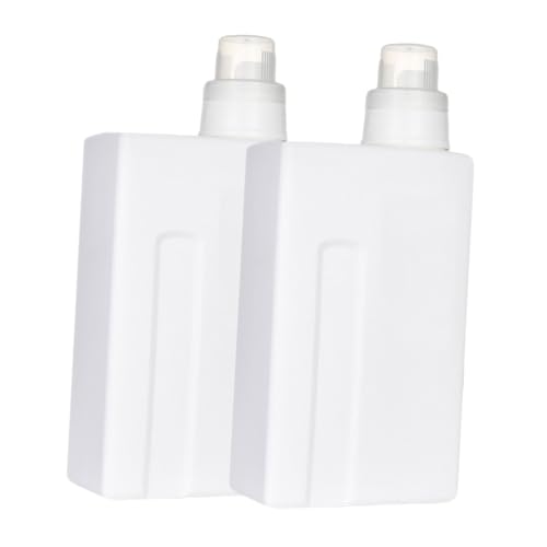 ABOOFAN 2 piezas Botellas de Detergente Vacías Reutilizables Envases Rellenables Prueba de Fugas para Almacenamiento de Detergente Líquido Hogar y Hotel