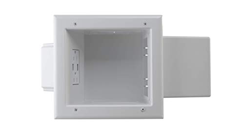 Data Comm Electronics 45-0251-Wh Recessed Av/Hdmi Cable With Expandable Media Box And 4.0 Dual Usb Ports,White #TOP13