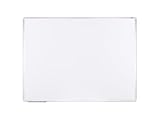 Pizarra magnética AVELI 120 x 90 cm – Pizarra blanca blanca con marco de aluminio y bandeja de almacenamiento – magnética & se puede escribir – Montaje en pared horizontal/vertical – para oficina
