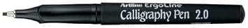 Artline Ergoline Calligraphy Pen 2.0 Kaligrafi Kalemi, 2.0 mm, Siyah