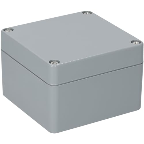 Image of R-TECH 301727 ABS Enclosure IP65 Dark Grey 82x80x55mm