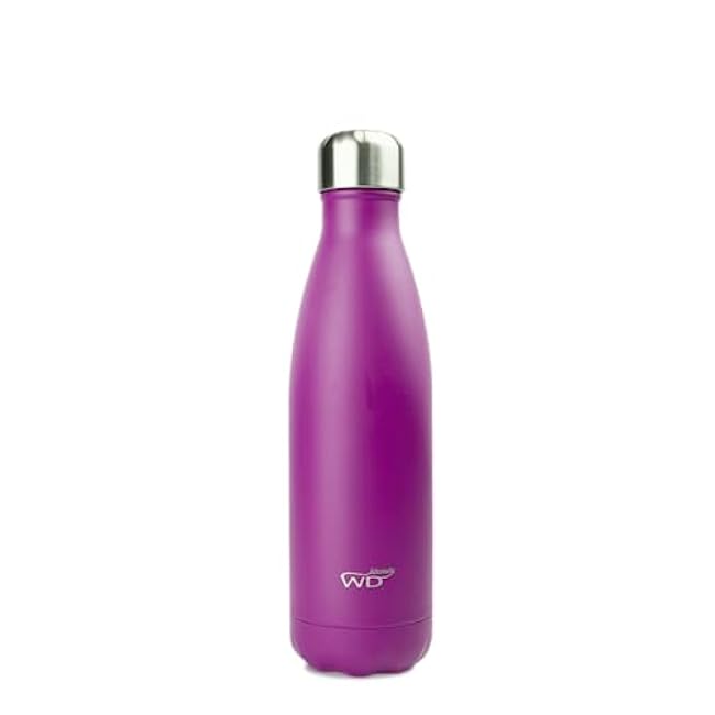 Stainless Steel Water Bottle -17 Fl Oz - Double Wall Vacuum Insulated Containers - Keeps Drinks Cold for 24 Hours and Hot for 12 - Leak Proof - BPA Free (Banana)