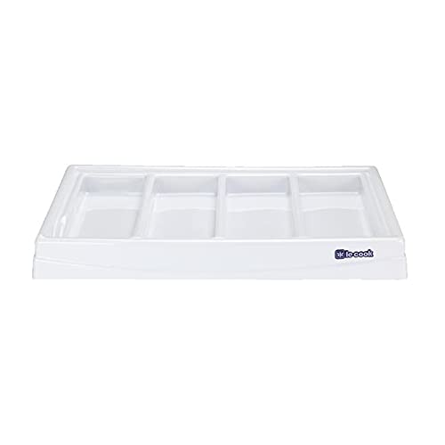 Mesa Térmica Fria de Vidro Le Cook Branco